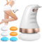 Cellulite Massagegerät Elektrisch, Anti Cellulite Massagegerät mit 6 Austauschbarer Stoffkopf für Bauch, Beine, Cellulite-Massage, Lipödem Massagegerät für Haut Heben, Straffen und Glätten