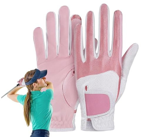 golfhandskar, damgolfhandskar, ventilerande, stabila grepp-golfhandskar, lätta handskar | snygga allväders-golfhandskar för kvinnor och flickor