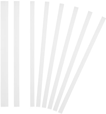 PATIKIL 12x285mm Bandes De Reliure Thermique, 20PCS Bandes De Colle Adhésif À Fusion Pour Réparation De Livres Albums Photos Fichiers Artisanat Format A4 Lettre