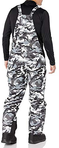 Salopette de snowboard pour homme - Pantalon de ski léger et confortable avec poches - Camouflage - Salopette de sport de plein air chaude - Combinaison minimaliste décontractée - Grande taille, blanc