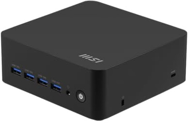 MSI Cubi Z AI 8M AMD Ryzen 5 8645HS Barebone 0.9L sized PC Nero AMD SoC 4,3 GHz Altoparlanti incorporati (MSI Cubi Z AI 8M AMD Ryzen 5 8645HS Barebone)