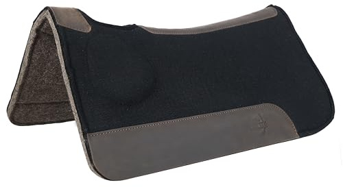 Steam Pressed Merino Wool Ortho-Padic Correction Black Felt Contoured Pad 1 Inch Thick, 99009 Black Correction PAD 1