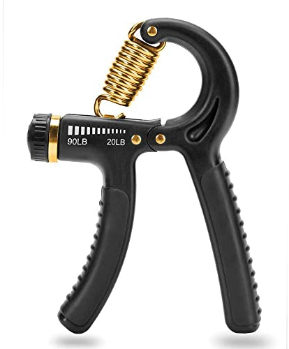 SKLZ Grip Strength Trainer Adjustable Resistance Trainer for Hand, Wrist, and Forearms