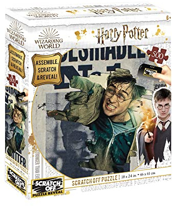 University Games U08568 Harry Potter Wanted Scratch Off Puzzle