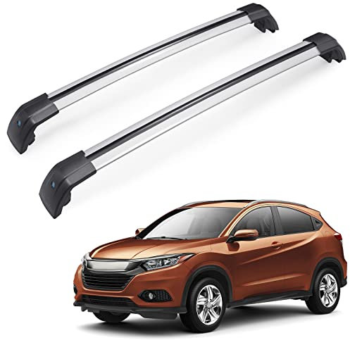 COBLEI Dachboxen Auto Dachträger Für Honda HR-V 2016-2019 Schienen Bar Gepäckträger Bars Top Querstange Rack Schienenkästen Aluminiumlegierung