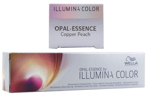 Wella Professionals Illumina Color – Permanente, vegane Premium-Haarfarbe mit lichtreflektierender Technologie - natürliche Farbergebnisse & bis zu 100% Grauabdeckung – Copper Peach - 60 ml