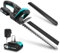 BlueMars 20V Cordless Hedge Trimmer & Cutter – Electric Hedge Trimmer for Hedges, Shrubbery, Bushes – Hedge Cutter Cordless for Garden – Included 2.0AH Battery & Charger, Blade Cover, Storage Plate