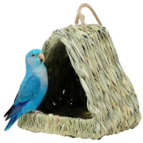 Casa Per Uccelli Tasche Per Appollaiamento In Paglia Intrecciata