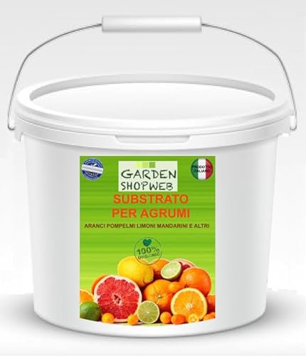 Terriccio Substrato 25 LITRI PER AGRUMI IN COMODO SECCHIO RICHIUDIBILE