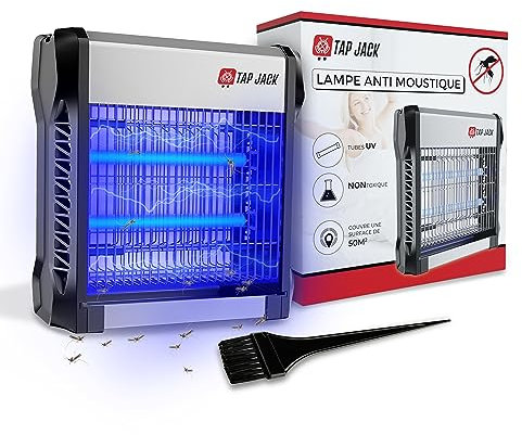 Lampe Anti Moustique, Tue Mouche Électrique, Protection Efficace sur 100m2 - Intérieur Et Extérieur - Lumières UV - sans Produits Chimiques- Sécurisée - Éco-Énergétique - Parfaitement Silencieuse