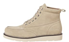 JACK & JONES Jfwtoronto Bottines en daim pour homme, style Ln, White Pepper, pointure 40 EU, White Pepper, 40 EU