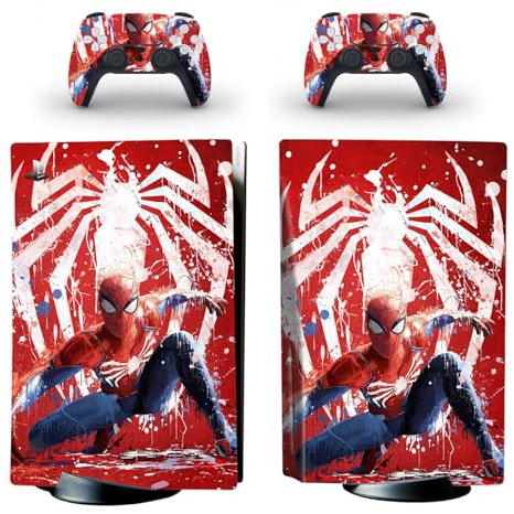 Adesivo completo in vinile per controller e console PS5, motivo: anime PS5