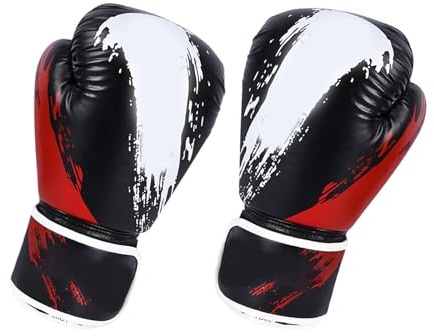 Guantoni da boxe guanti da allenamento da polso lungo da 10 oz 6 once per adulti guanti da boxe per bambini kickboxing fitness principianti guantoni da boxe