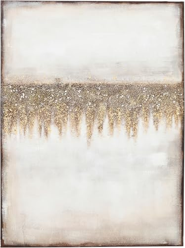 Kare Design Leinwandbild Abstract Fields, Beige, 75x55 cm | Leinwand