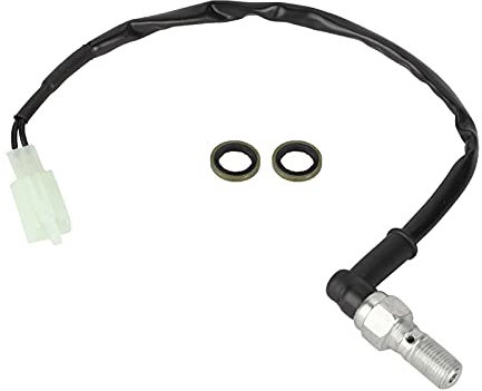 Suuonee Hydraulischer Bremslichtschalter, Einzeiliger Hydraulischer Motorradbremslichtschalter M10x1.00mm für 640 690 950 990