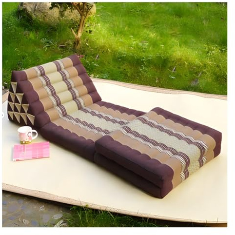 ComodoHai Cuscino Triangolare, Tri Fold Mat Con Cuscino Triangolo Materasso Da Terra Pieghevole Per TV, Lettura O Relax Materasso Futon O Tappetino Da Massaggio Tailandese ( Colore : Style T , Taglia