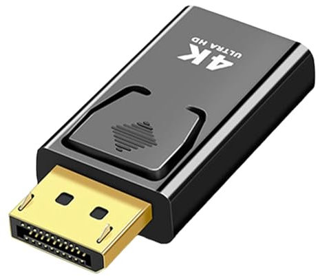 Adaptador DP A HDMII 4K60Hz para Monitor - Convertidor DisplayPort A HDMII Macho A Hembra - Paravídeo Chapado En