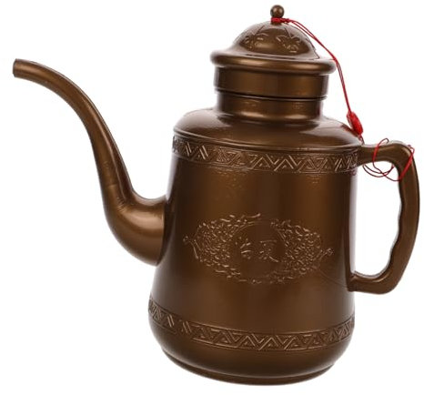 OUNONA Pentola settimanale di lavaggio del viso Brocca d'acqua di plastica Brocca di caffè plastica della a Jug d'acqua a isolata he Bilanci con maniglia