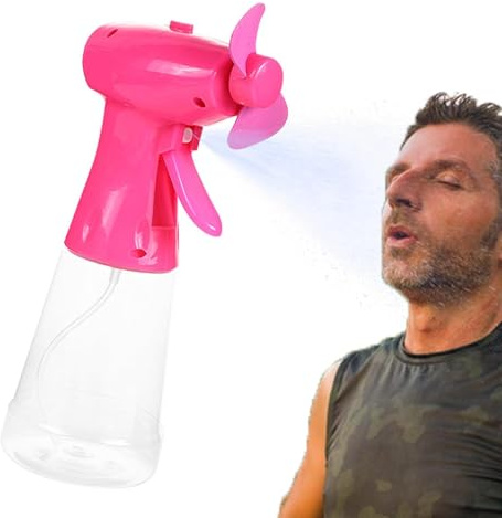Ventilatore di viaggio personale - Ventilatore portatile con | Ventilatore a mano | Ventole di raffreddamento a batteria per giardinaggio, barbecue, campeggio, escursionismo e spray |