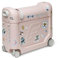 Stokke JetKids BedBox, Pink Lemonade - Aufsitzkoffer für Kinder von 2-7 Jahren (bis 35 kg) - Lässt Sich in EIN Bett verwandeln - Inklusive Matratze, dekorativen Aufklebern & verstellbarem Tragegurt