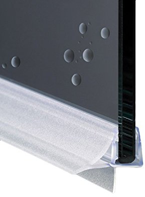 Ricambi & Box Doccia Guarnizione Box Doccia con Gocciolatoio per Vetro 6–8 mm, 100 cm, PVC Trasparente, EC-10-604-100