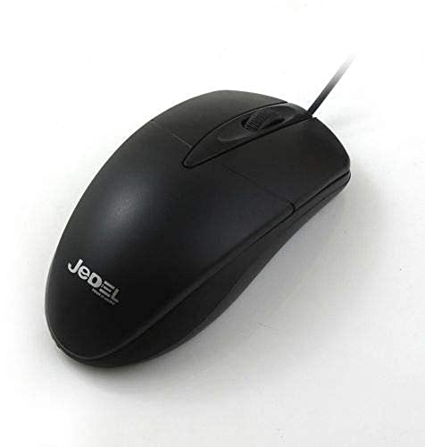 氷面鏡 Jedel (CP72 Wired Optical Mouse, 1000 DPI, USB, Black