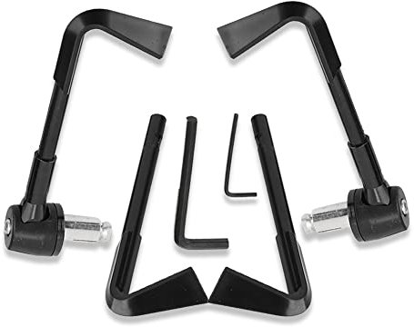 KIMISS Universal CNC Motorbike Handgrip Guard Brake Levers Protect Guard Motorcycle Protector Handlebar 22MM(Black)//Brake Guard Motorbike Lever CBR