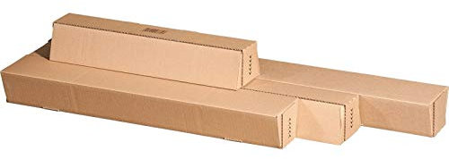 KK Verpackungen® Versandhülse für DIN A1+ | 20 Stück, 705x105/55x75mm, Versandkartons mit Selbstklebeverschluss | Lange Faltkartons aus stabiler Wellpappe