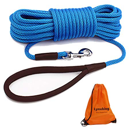 Check Cord Dog Leash Long Lead Obedience Recall Training Tracking Line 30ft