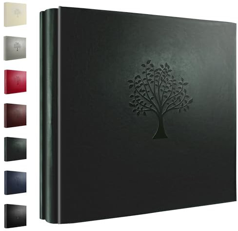 Rdylymx Album photo de 15 x 10 cm, 600 pochettes, couverture en cuir, peut contenir des photos en format paysage et portrait uniquement de 10 x 15 cm