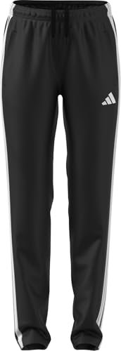adidas Unisex Kinder Unisex 3-Stripes Pant, Black, 11-12 Years