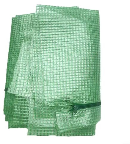 Housse de rechange pour serre à 4 niveaux en PVC transparent - 69 x 49 x 158 cm - Abri de protection imperméable pour jardin et culture - Protection contre le gel et le froid - Pour mini serre (vert)