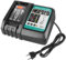 Chargeur de Remplacement QUPERR DC18RC pour Makita DC18RA DC18RD DC18SD DC18SF – Compatible avec Les Batteries Lithium-ION Makita 14,4V à 18V BL1830 BL1840 BL1850 BL1430 BL1815N etc.