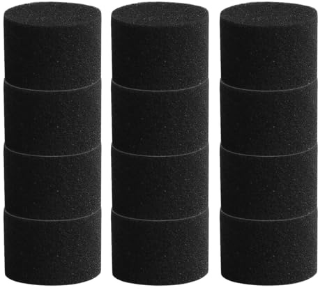 KAILIKETIY Esponjas para Plantar Hidropónicas sin Tierra 50 Piezas (45mm X 30mm) para Cultivo de Hortalizas en Jardinería Hidropónica, Negras, Bloques de Esponja para Germinación sin Suelo
