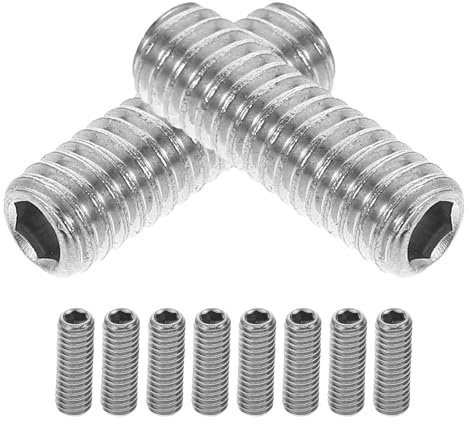 JUMPLAWN Juego de Tornillos Prisioneros y Pernos de Cabeza Plana para Yoyo, 10 Piezas, Metal Duradero, Punta Cóncava sin Cabeza, Accesorios para Reparación de Yoyos
