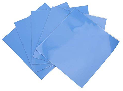 Thermal Pad, Silikon Wärmeleitpad, 100 x 100 x 5 mm, Wärmeleitblech Wärmeleitpads Silikonkissen 1, 5 W/m-k für Wärmeableitung CPU-GPU