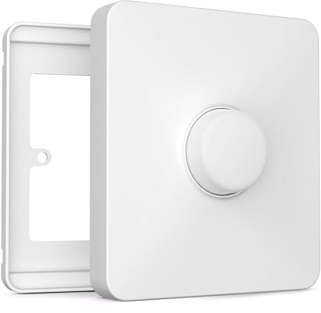 IYOKI® Pro Schalterabdeckung für Philips Smart Button, kompatibel mit Hue Schalterabdeckung, Fernlichtschalterplattenadapter, 1-Gang (1-Pack)