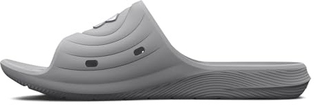Under Armour Women's Locker Iv Slide Sandal, (100) Mod Gray/Mod Gray/White, 6.5 UK