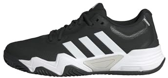 adidas Herren Solematch Control 2 Clay Tennis Shoes, Core Black/Zero Metalic/Cloud White, 43 1/3 EU