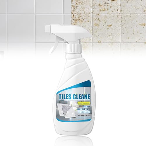 Tile Grout Cleaner Sprayer, Fliesenreiniger Extra Stark Fliesen und Fugenreiniger Sprühgerät, Feinsteinzeugreiniger und Fliesenreiniger, Fugenreiniger für alle Arten (1, 100ml)