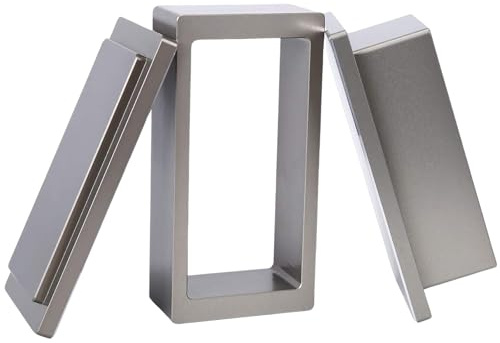 Ouitble 2 x 4 Inch Pre-Press Mould, Rectangular Rosin Pre-Press Mould, Food-Grade Aluminium Anodised Aluminium Pre-Compression Mould Plate for DIY Extraction