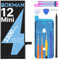 bokman Batterie pour iPhone 12 Mini, Haute capacité 3300mAh avec Tous Les Kits d'outils, Compatible avec A2176, A2398, A2399, A2400