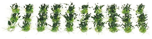 TOYANDONA Touffe Herbe Artificielle Plastique pour Décoration De Maquette De Chemin De Miniature Et Aménagement De DIY