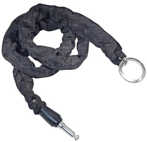 Red Loon Einsteckkette BRI-950B - Schloßverlängerung kompatibel mit Rahmenschloß Abus AXA Defender Block XXL Solid Plus - Länge 100cm - 5mm gehärtete Stahlkette- Verlängerungskette zur Zweitsicherung