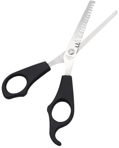 LOORGVEL Ciseaux Coiffeur Professionnels pour Effiler et Désépaissir Coupe Précise pour Frange et Cheveux Épais Outil de Coiffure Polyvalent pour Usage Domestique et Salon