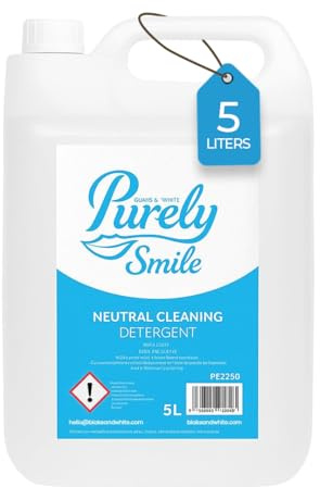 Blake & White Neutral Cleaning Detergent 5L – Purely Smile Multi Purpose Cleaner for All Washable & Hard Surfaces - Eco Friendly Oven Cleaner for Oil, Dirt, Grease & Stubborn Food
