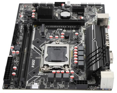 H510 Gen 3.0 Motherboard, Dual DDR4 Speicher ATX Motherboard, PCI-E 16X Gen 3.0 Slot Mainboard mit Kühlkörper für In tel 10 11 CPU