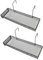 Alipis 2pcs Wrought Iron Plant Pot Holder Indoor Hanging Rack for Office Space Garden Shelving Plant Holder