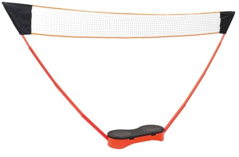 Generico Set da Badminton con 2 Racchette, Rete e Custodia 292x30x152 cm,Multicolore,3.7kg,4016329