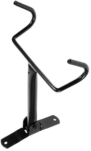 SUPVOX Heavy Duty Wall Bike Rack with Dual Hooks, Black Pedal Mount Bicycle Hanger for Indoor Garage Storage, Compatible with Mountain, Road, and ’ Balance Bikes